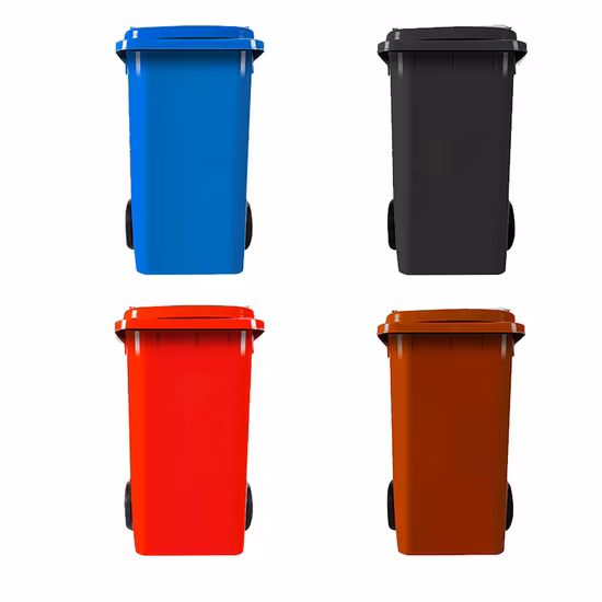 Hotel Restaurante Cocina Oficina Plástico al aire libre Reciclar Basura Basura Papelera Bote de basura