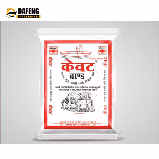 Fabricante de bolsas de polipropileno Bolsas de rafia tejidas de plástico PP 25 kg 50 kg Bolsa de PP PP Revestimiento impermeable reutilizable Bolsa de PP para azúcar Sal Cemento agrícola Arena